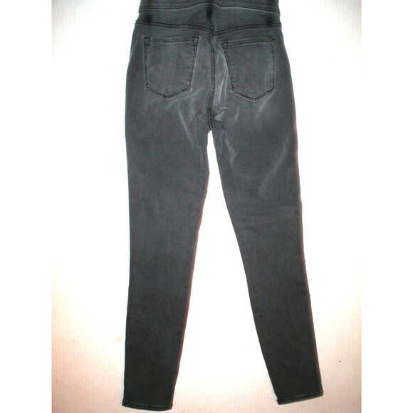 New $228 J Brand Jeans Bree Dark Gray Skinny Night Bird 24 Womens Crop High - Picture 6 of 6